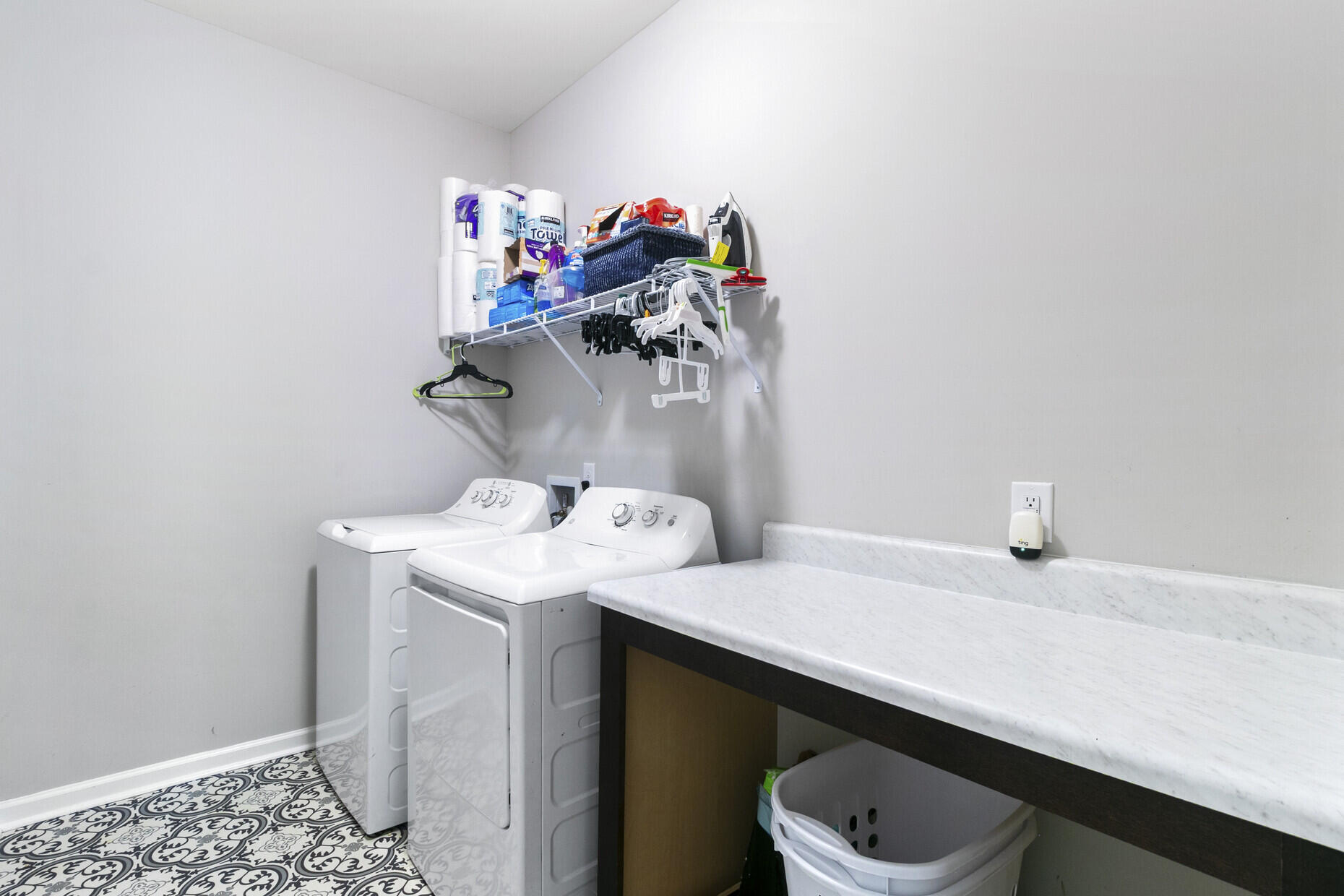 1038 Magnolia Warbler Way Ravenel, SC 29470 - Photo 19 of 51 20. Laundry room with decorative tile a