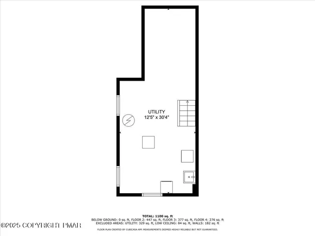 a picture of a bench in front of building