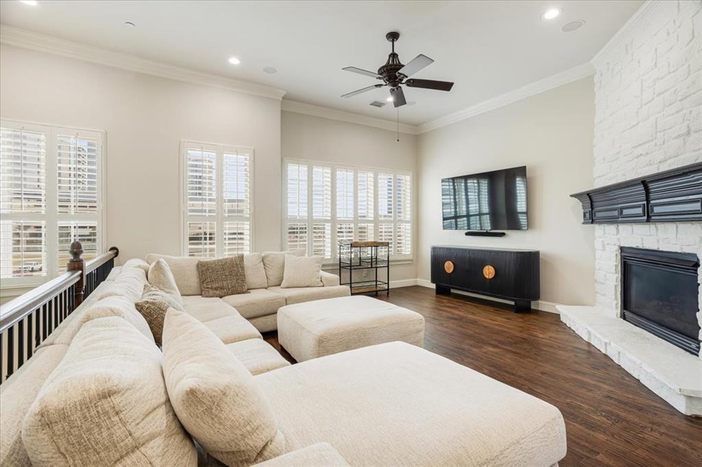 7940 Bishop Road Plano, TX 75024 - Photo 15 of 36 a living room with furniture large window and a flat screen tv