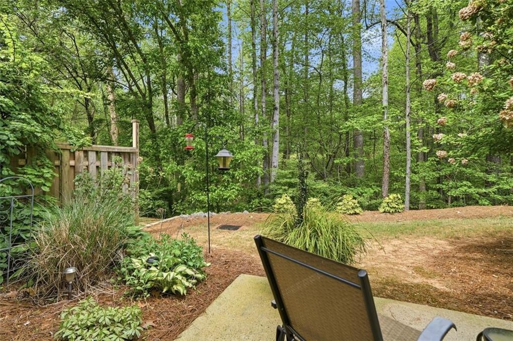 1114 Firethorne Pass Cumming, GA 30040 - Photo 29 of 43 a view of a backyard of the house