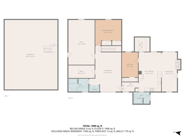 a picture of a room with a large white refrigerator