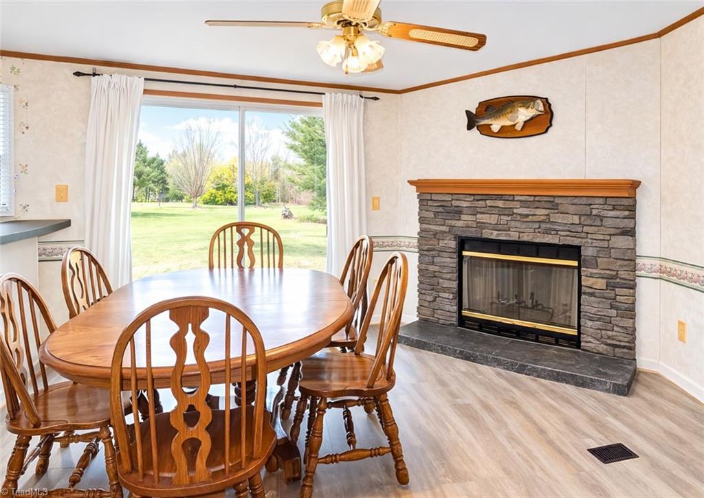 5600 Bunch Road Oak Ridge, NC 27310 - Photo 5 of 30 Fireplace