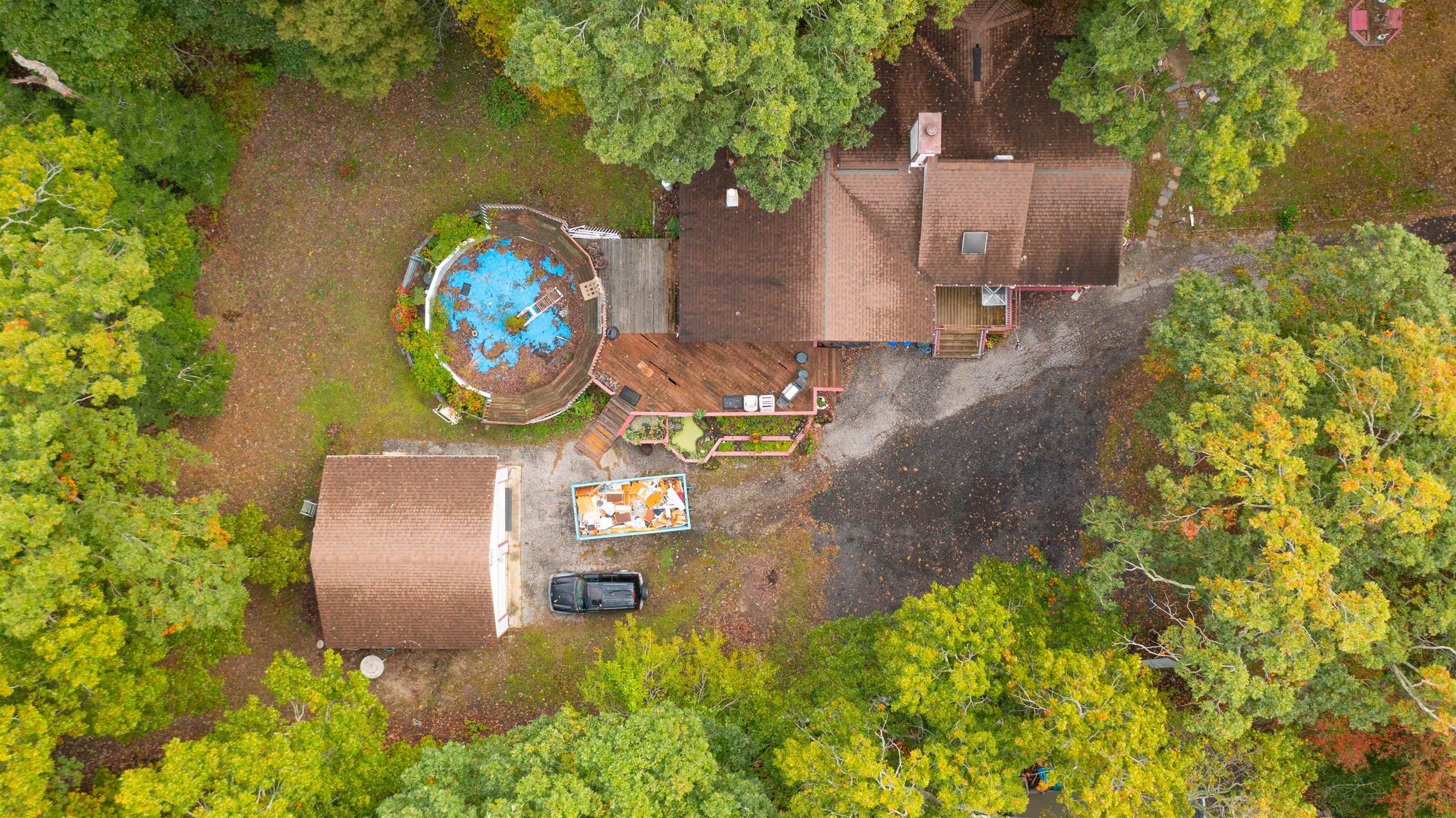 62 Bayshore Road Cape May Court House, NJ 08210 - Photo 23 of 32 an aerial view of a house with a yard and a garden
