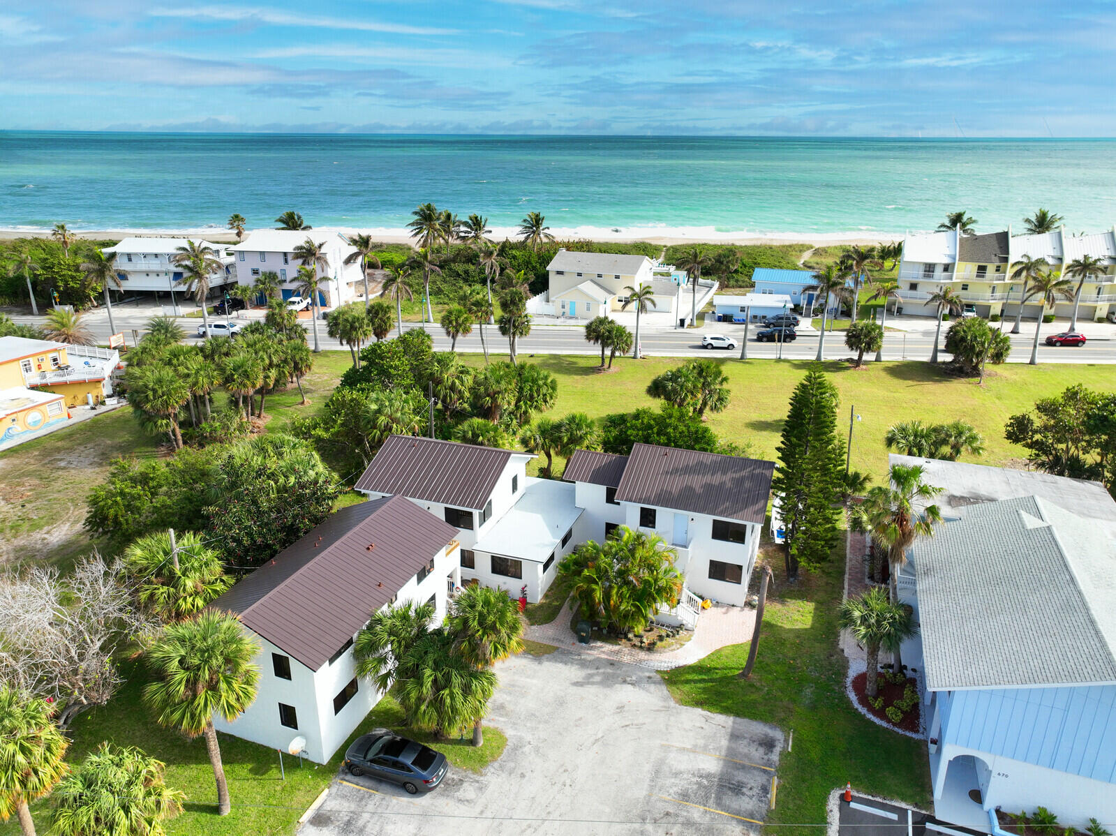 652 Hernando Street, Unit C Fort Pierce, FL 34949 - Photo 18 of 18 an aerial view of a house with a garden view