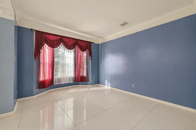 a view of a room with window