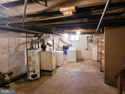 a view of storage and utility room