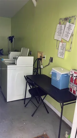 a view of a bench in a backyard