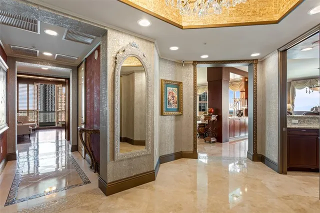 a view of a living room