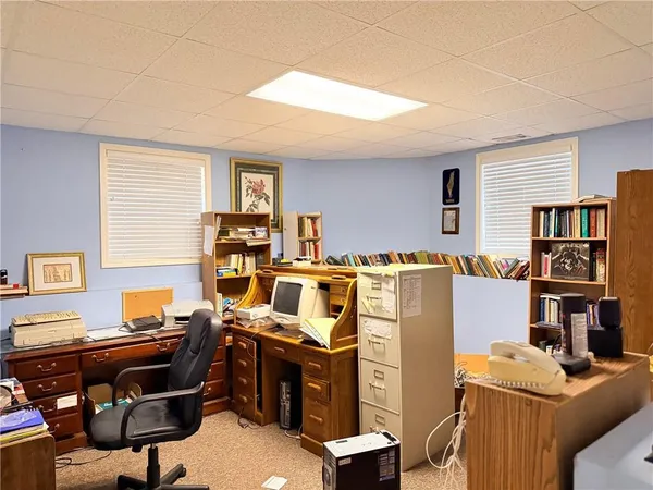 a room with furniture and window