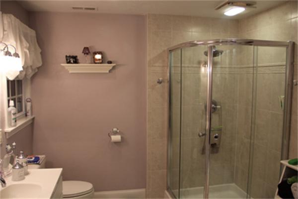 2 B Catherine Road Framingham, MA 01701 - Photo 12 of 30 a bathroom with a shower and toilet