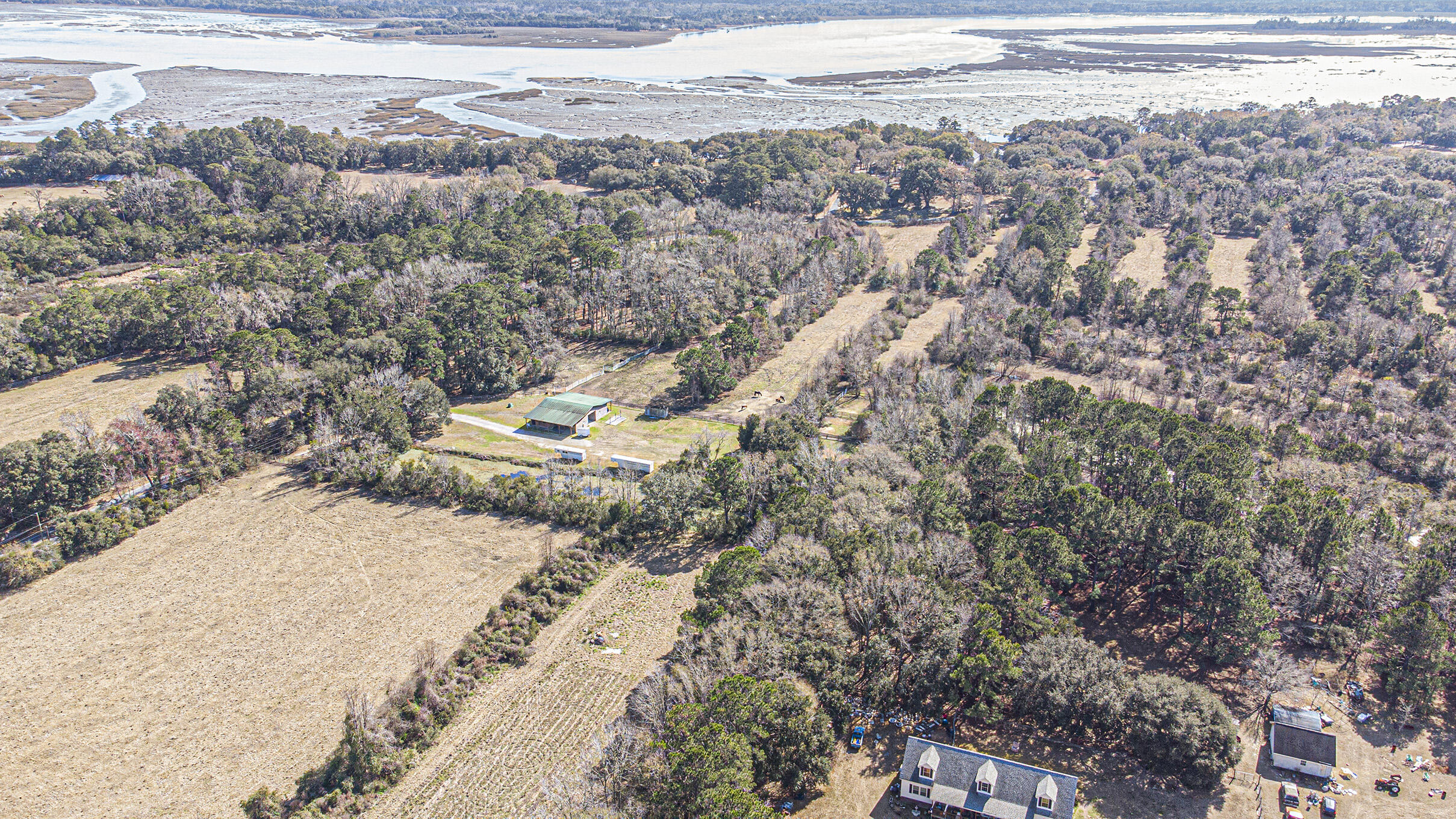 4267 Quigley Road Meggett, SC 29449 - Photo 31 of 37 Aerial 2