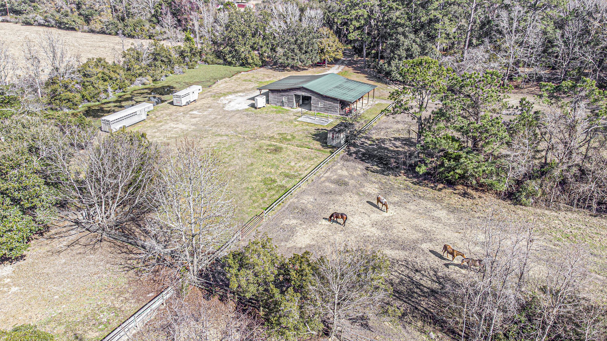 4267 Quigley Road Meggett, SC 29449 - Photo 35 of 37 Barn Pond