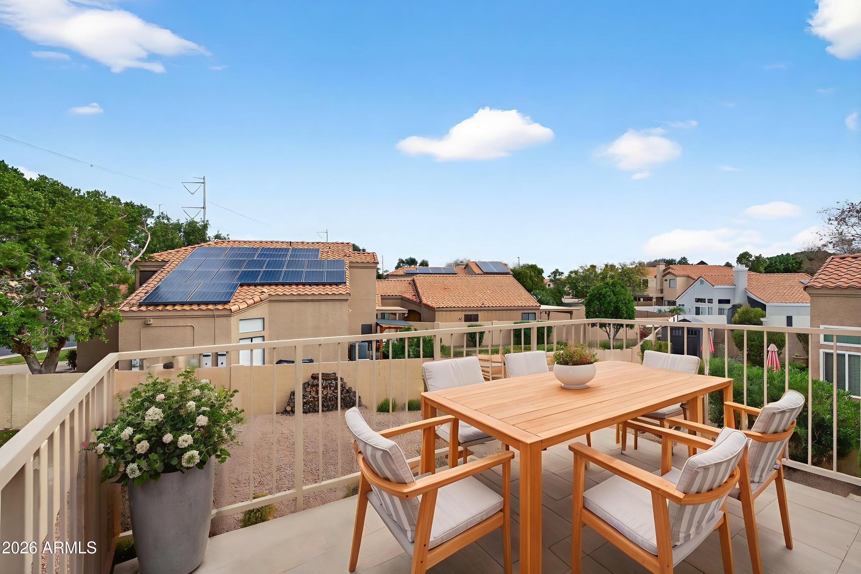 310 East Vaughn Avenue Gilbert, AZ 85234 - Photo 36 of 73 Virtually Staged Balcony 2