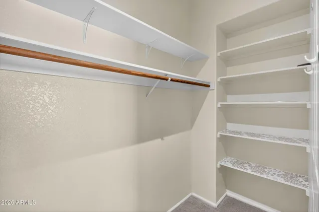 a view of a livingroom with a garage