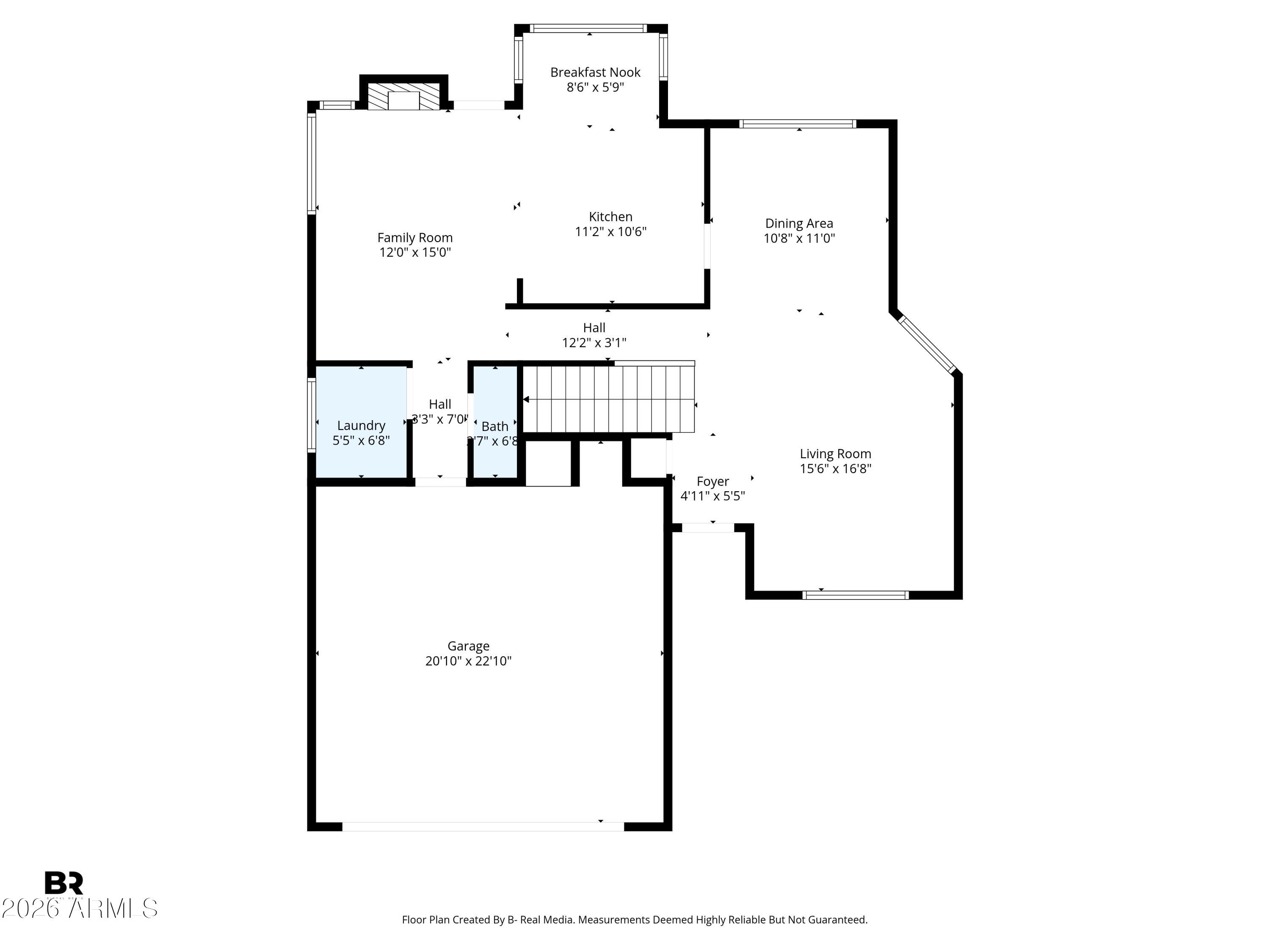 310 East Vaughn Avenue Gilbert, AZ 85234 - Photo 71 of 73 a picture of a floor plan