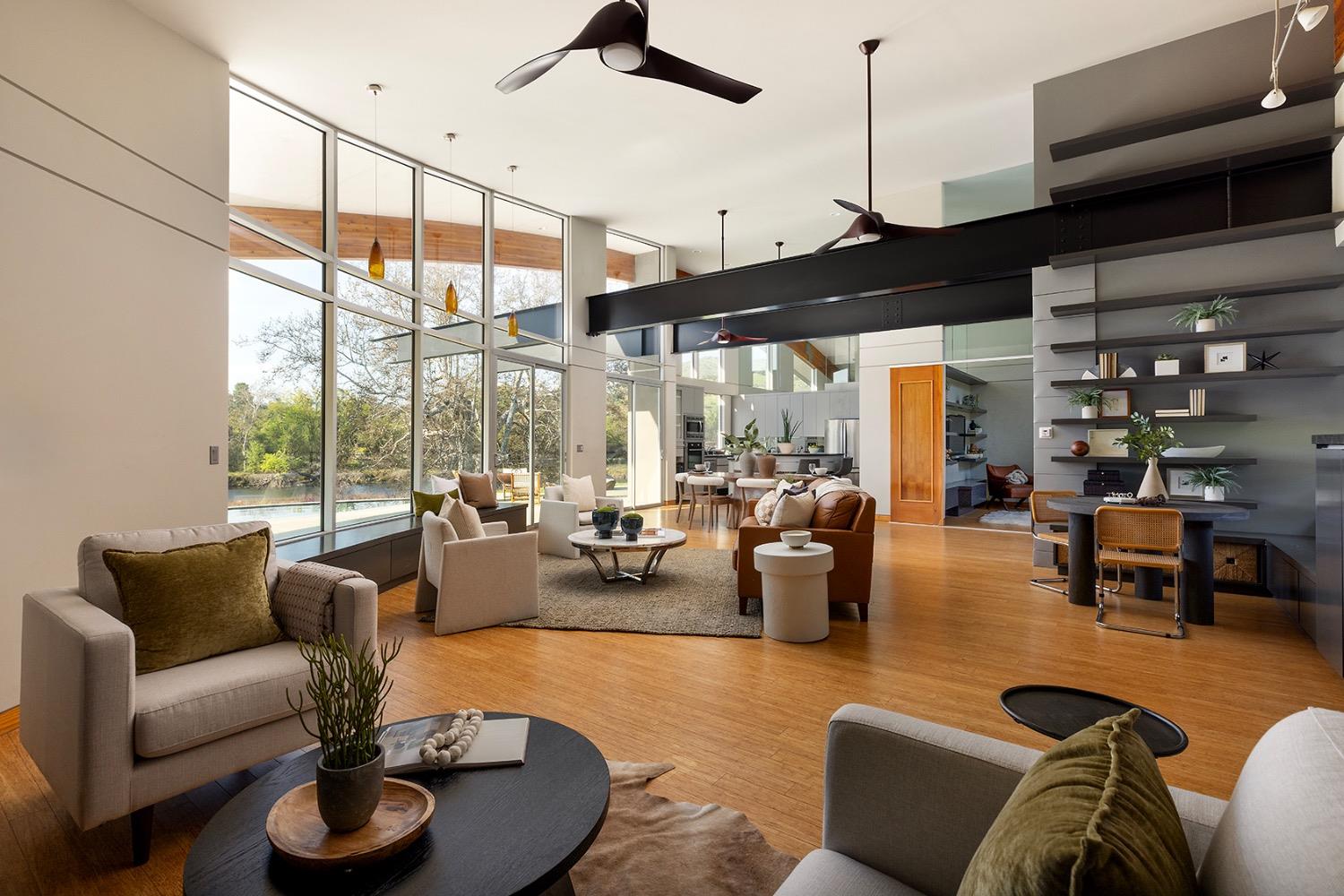 26210 Elwood Road Sanger, CA 93657 - Photo 11 of 36 a living room with furniture and a large window