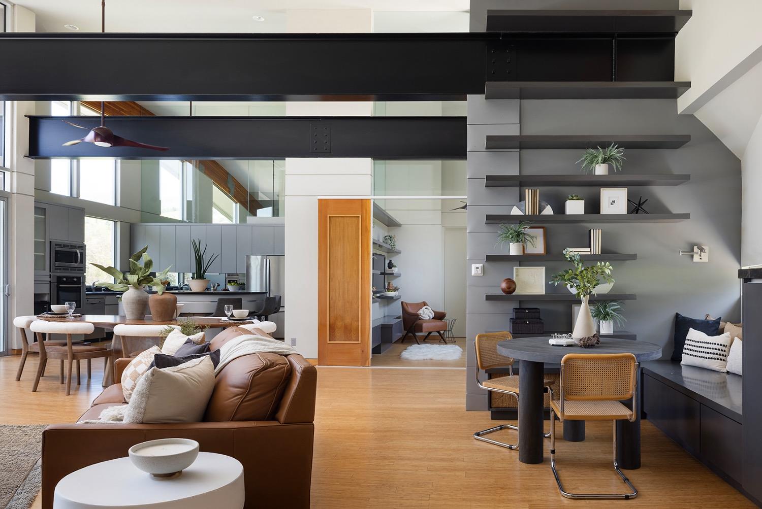 26210 Elwood Road Sanger, CA 93657 - Photo 9 of 36 a living room with furniture and a fireplace