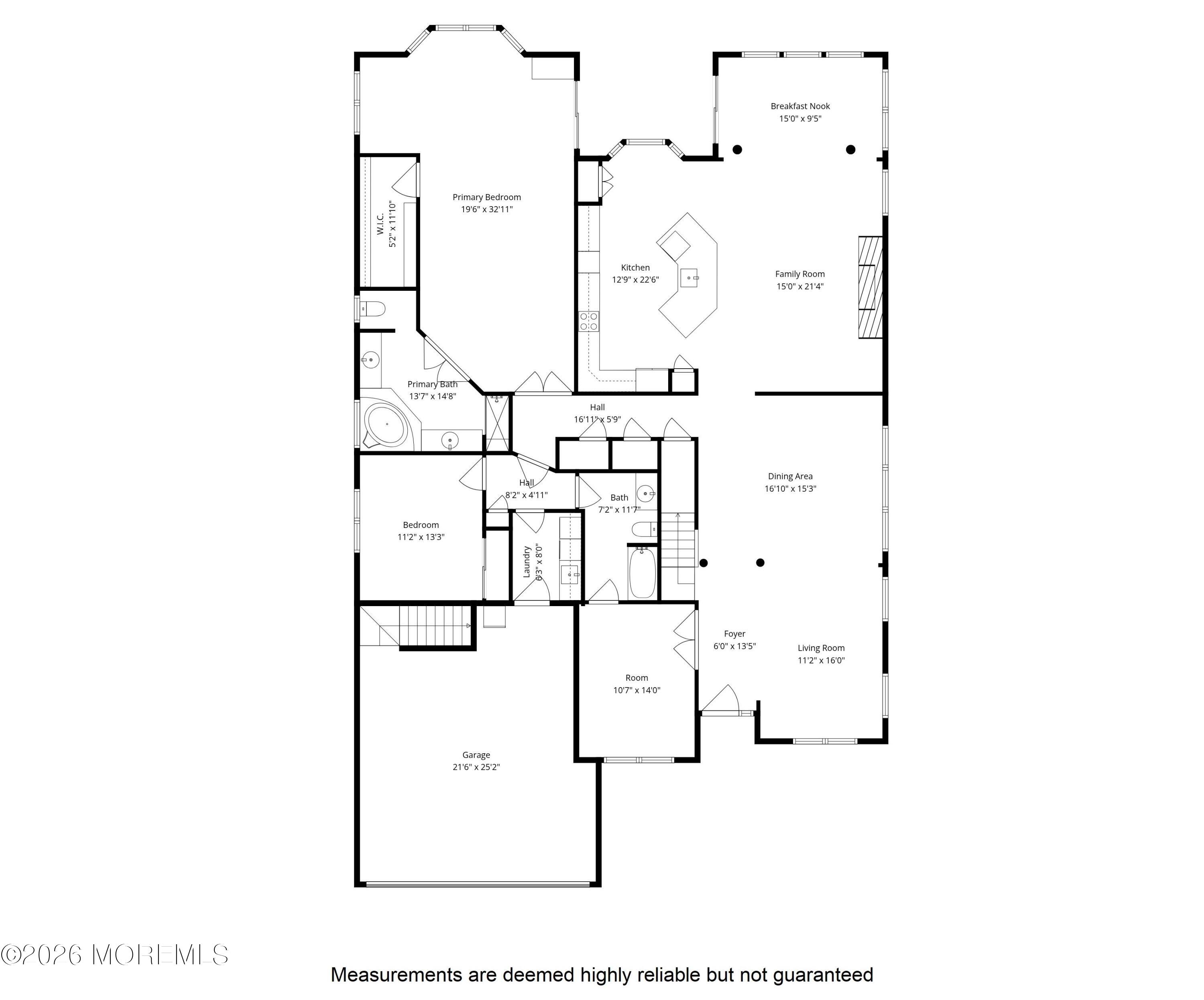 38 Park Ridge Way Jackson, NJ 08527 - Photo 72 of 74 Floorplan - First Level - 38 Park Ridge