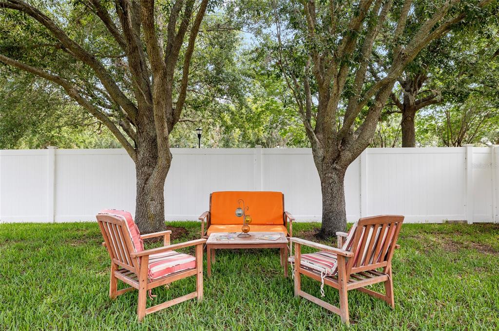 11845 Newberry Grove Loop Riverview, FL 33579 - Photo 38 of 47 a backyard of a house with table and chairs