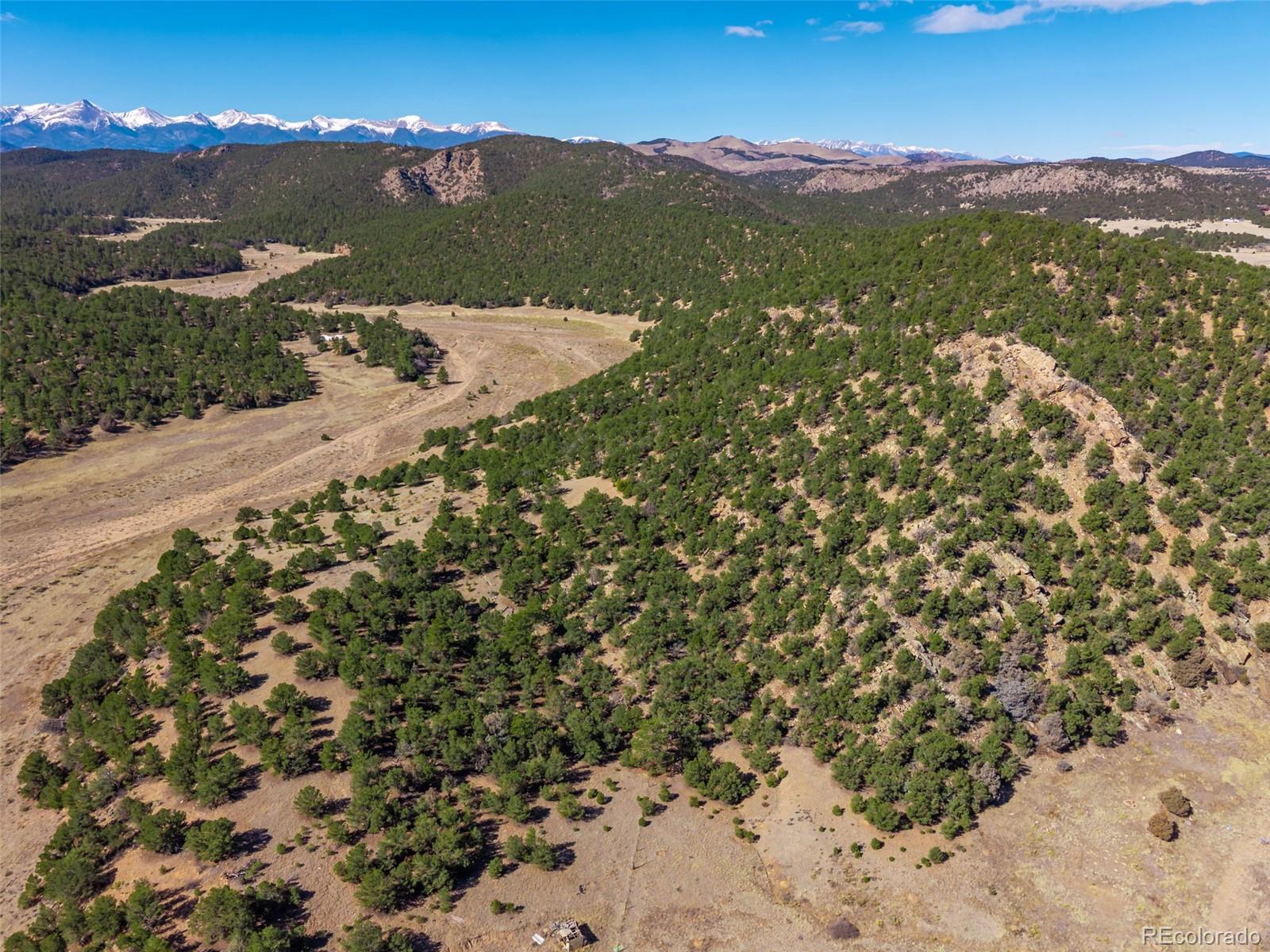 710 McClure Gulch Road Cotopaxi, CO 81223 - Photo 1 of 8 a view of a field with mountains in the background