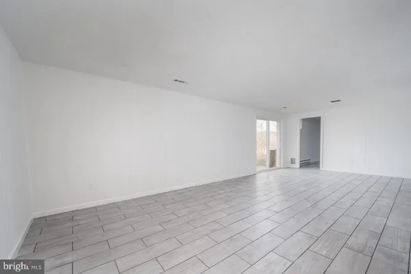 wooden floor in a room