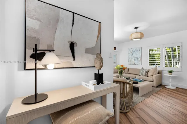 a patio with table and chairs