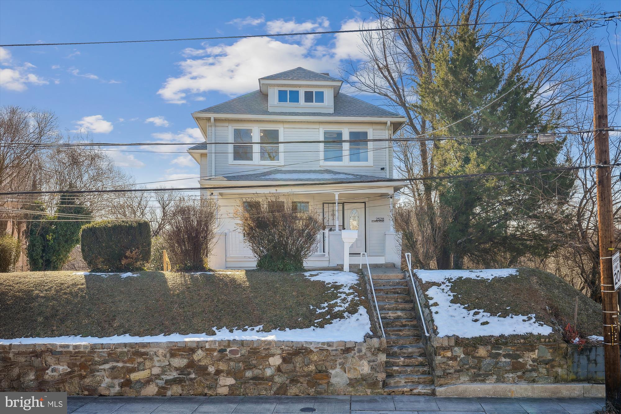 2528 Elvans Road Southeast Washington, DC 20020 - Photo 28 of 31 Front view of home in winter