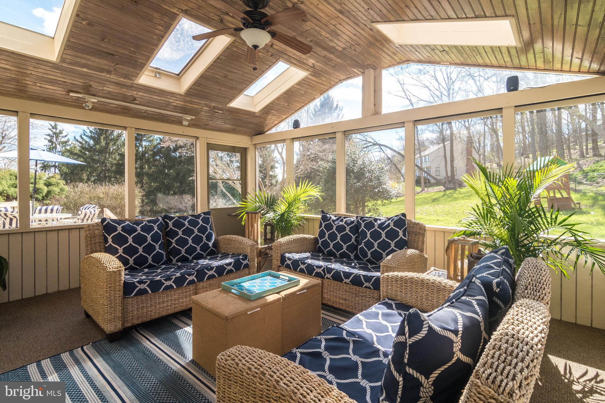 98 Chapman Road Doylestown, PA 18901 - Photo 18 of 49 Screened in porch with view of back yard