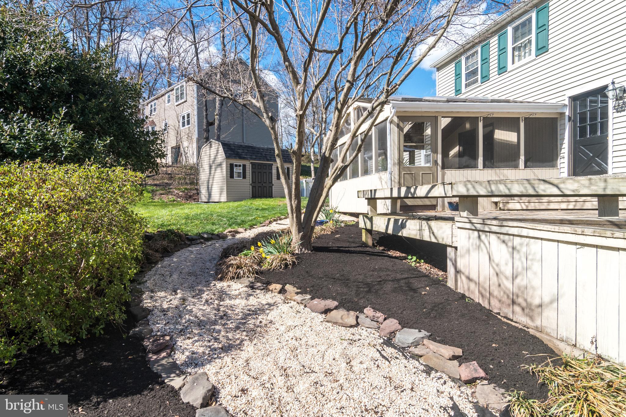 98 Chapman Road Doylestown, PA 18901 - Photo 40 of 49 Nice walk to Screened porch and Deck