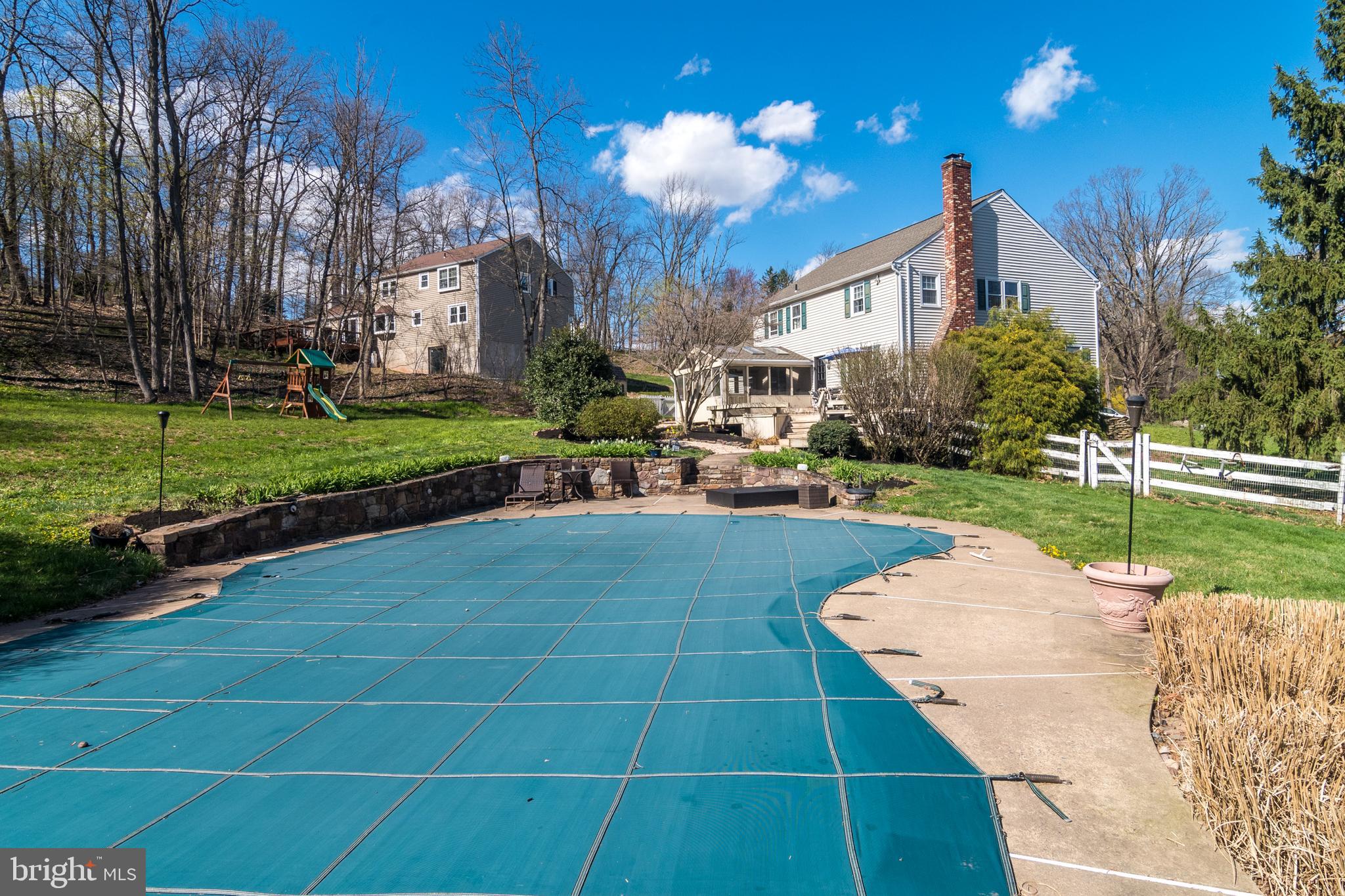98 Chapman Road Doylestown, PA 18901 - Photo 46 of 49 Back yard with pool