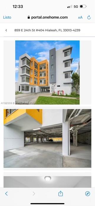 859 East 24th Street, Unit 402 Hialeah, FL 33013 - Photo 22 of 22 a view of a living room and kitchen