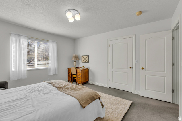 1060 West 2620th Street South Mapleton, UT 84664 - Photo 38 of 87 Carpeted bedroom with baseboards and a textured ceiling