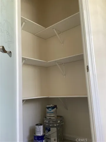 a close view of closet