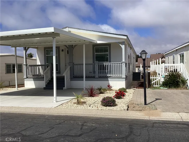 a view of a entryway door front of house