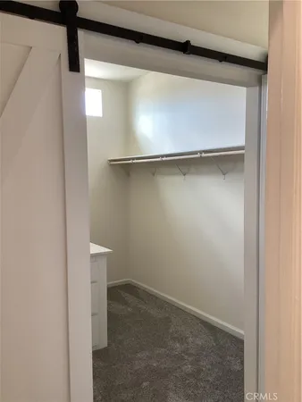 a close view of closet