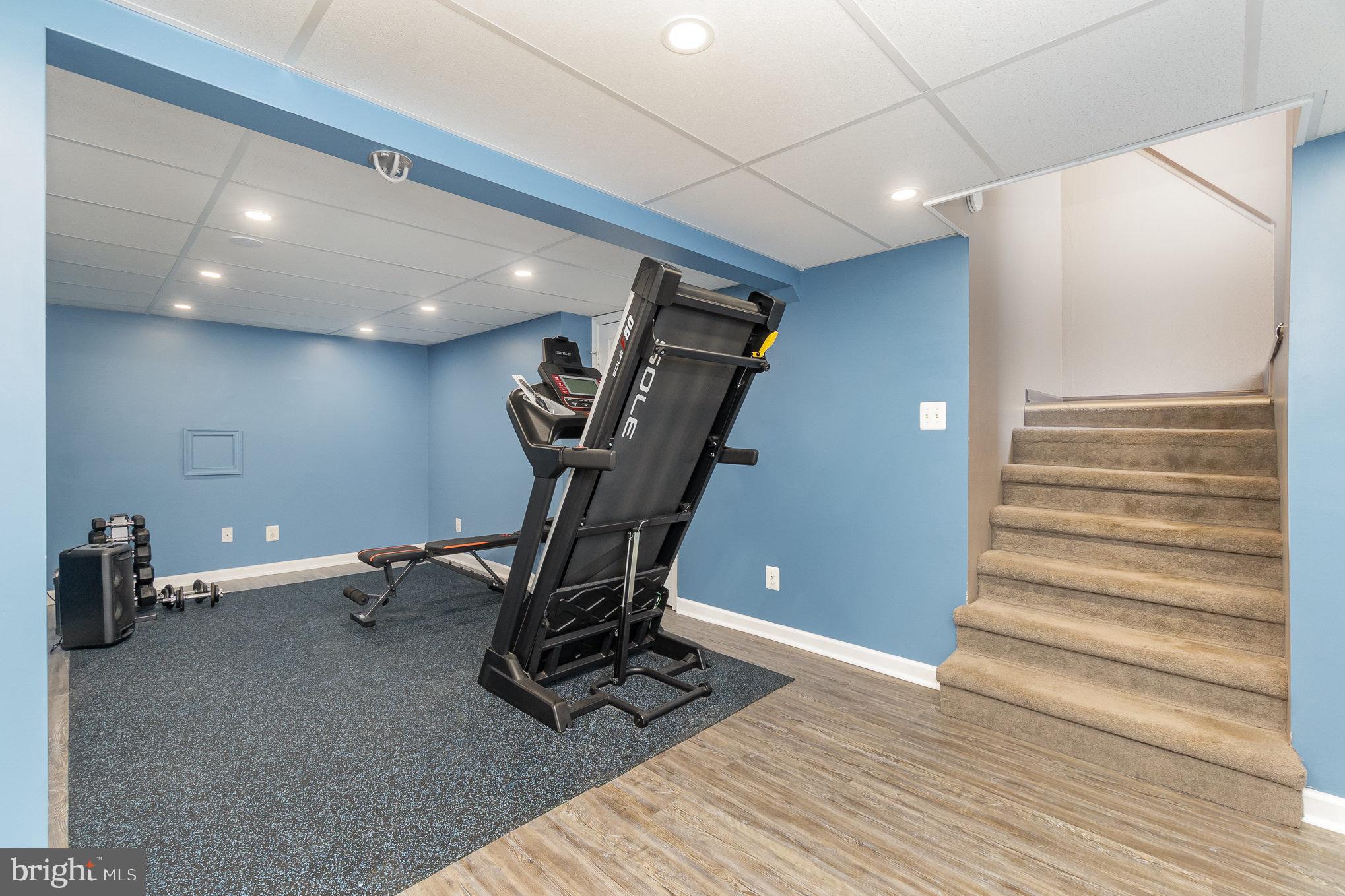 5813 Ebenezer Road White Marsh, MD 21162 - Photo 21 of 46 a view of a room with gym equipment