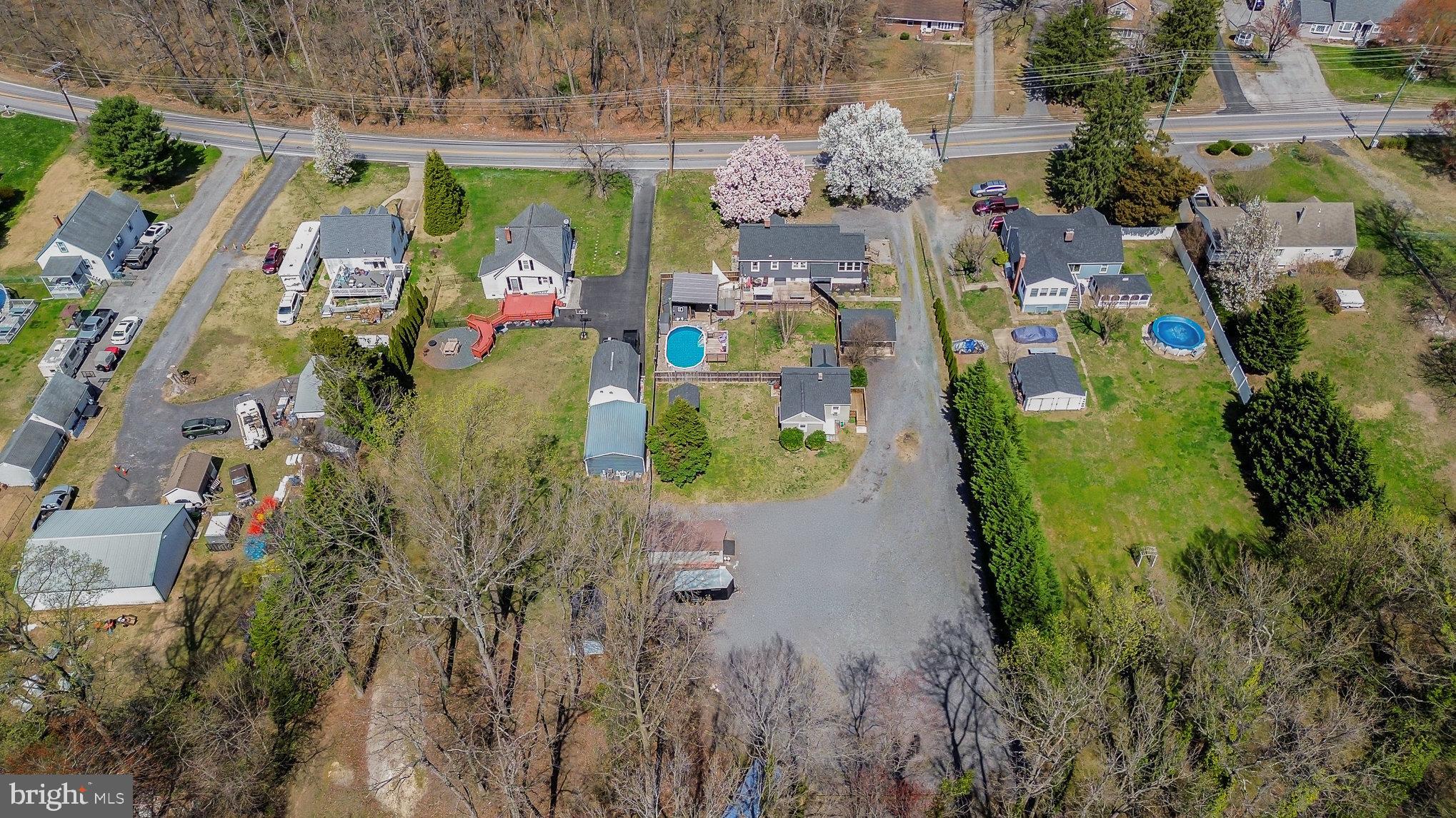 5813 Ebenezer Road White Marsh, MD 21162 - Photo 40 of 46 an aerial view of residential houses with outdoor space