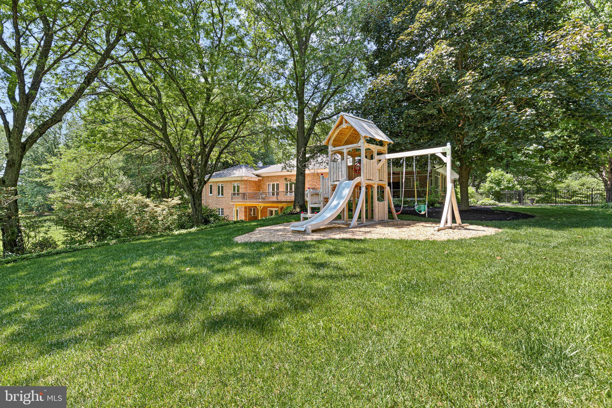 1 Ridge Run Road Chadds Ford, PA 19317 - Photo 50 of 56 Large Rear Yard with Play Area