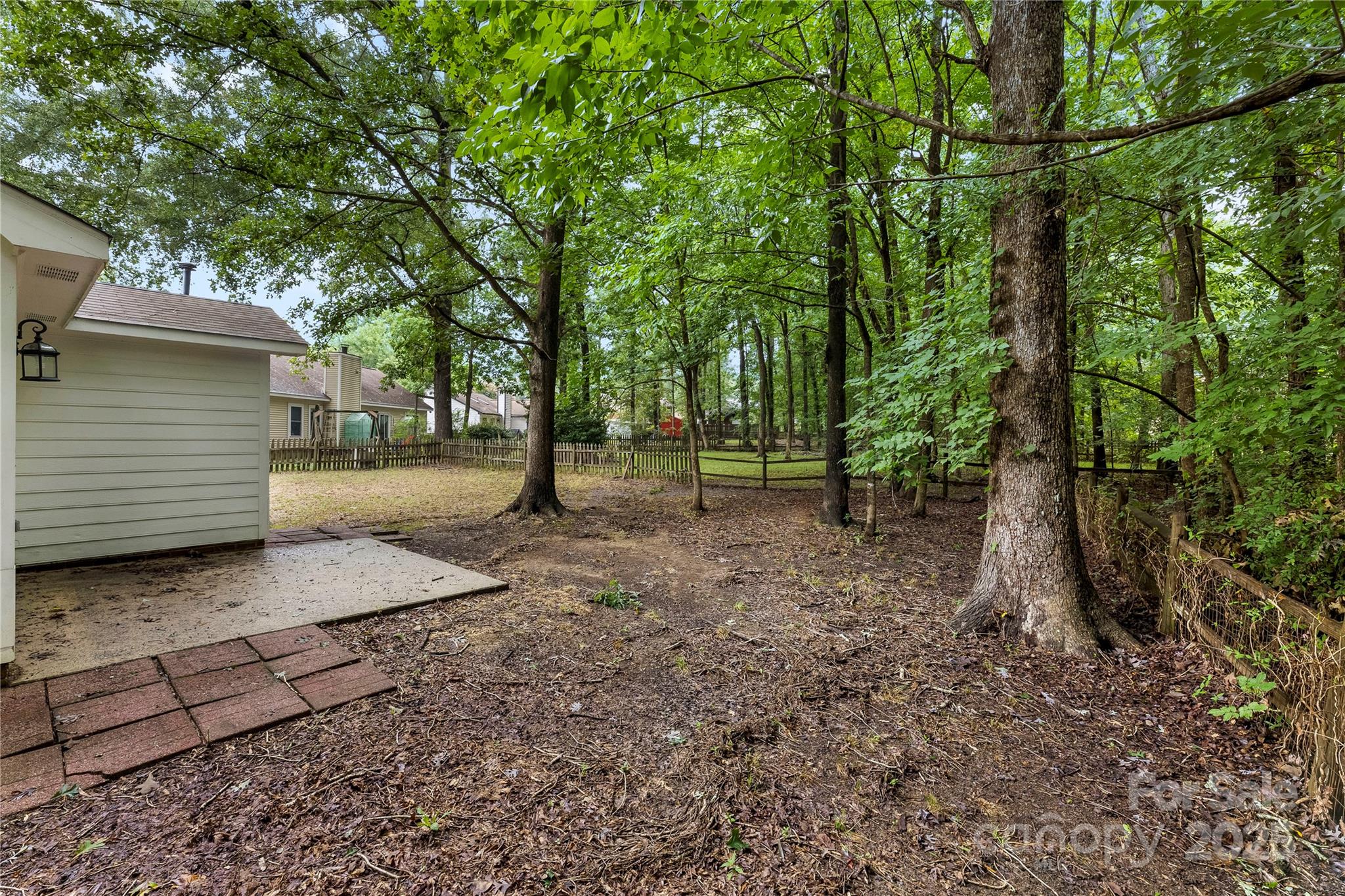 2713 Faircroft Way Monroe, NC 28110 - Photo 23 of 25 a view of a yard with plants and trees