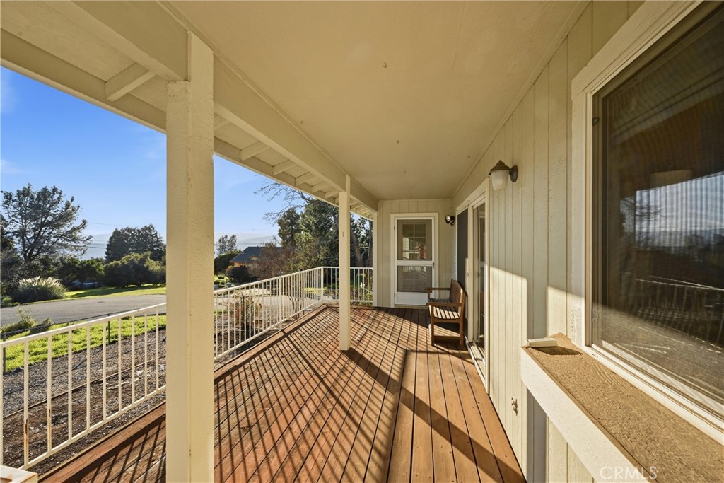 19093 Ravenhill Road Hidden Valley Lake, CA 95467 - Photo 29 of 30 a view of a balcony with wooden floor