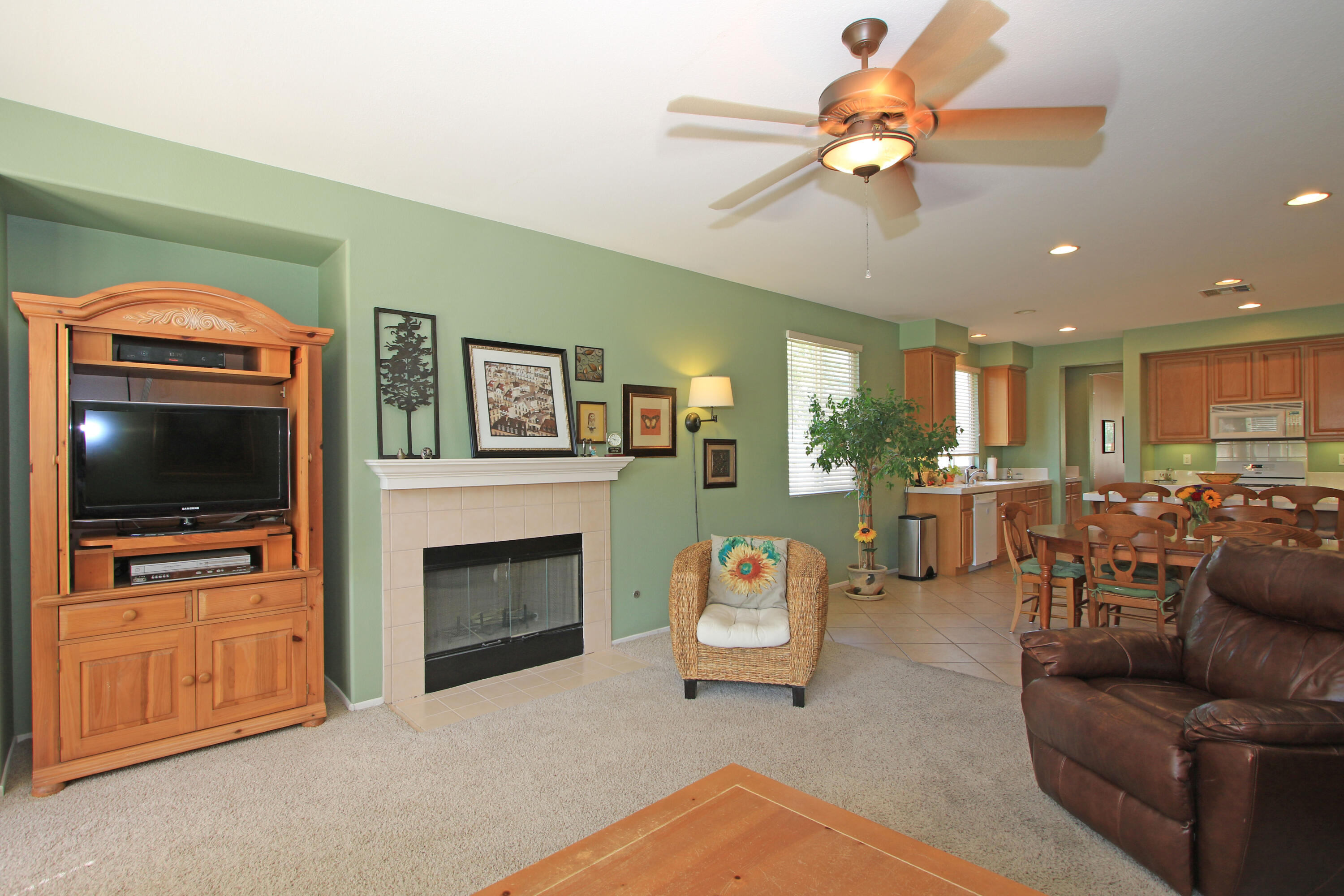 37330 Haweswater Road Indio, CA 92203 - Photo 18 of 47 a living room with furniture and a flat screen tv