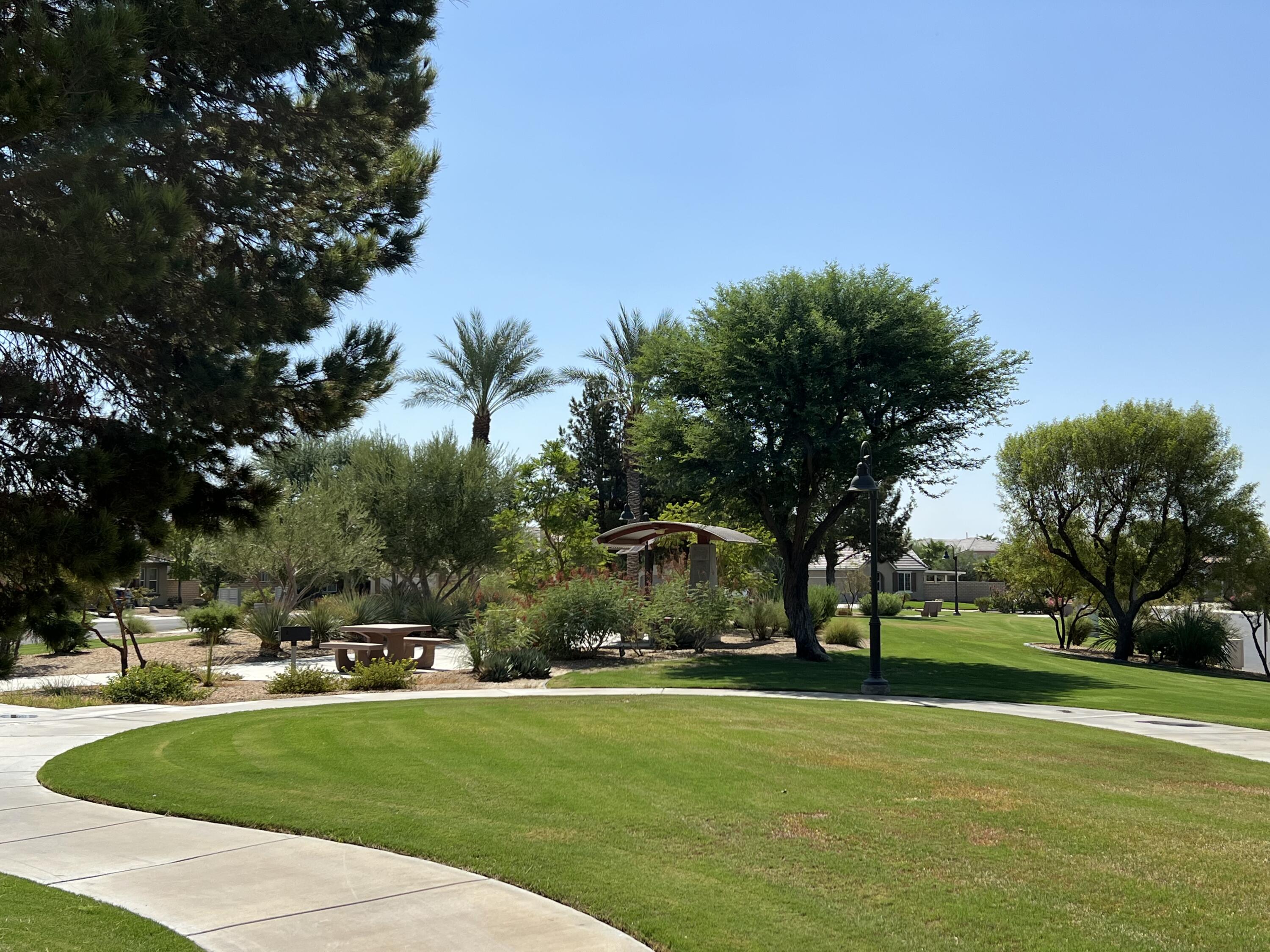 37330 Haweswater Road Indio, CA 92203 - Photo 44 of 47 a garden view with a fountain