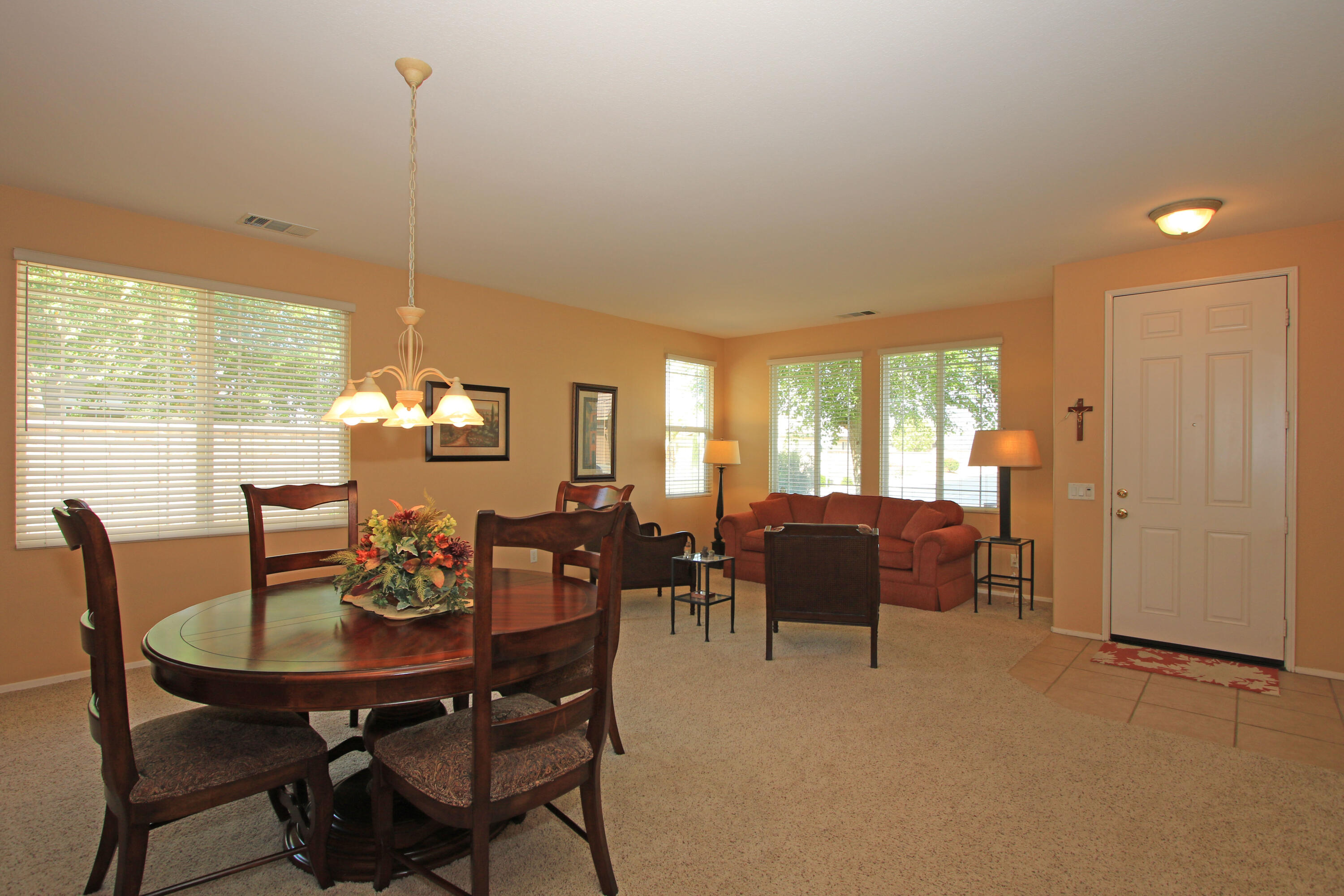 37330 Haweswater Road Indio, CA 92203 - Photo 6 of 47 a view of a dining room with furniture window and outside view