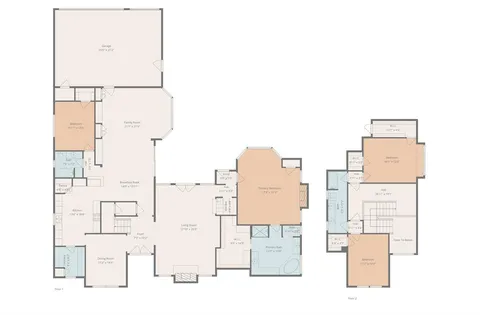 a picture of a floor plan