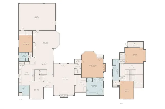 a picture of a floor plan