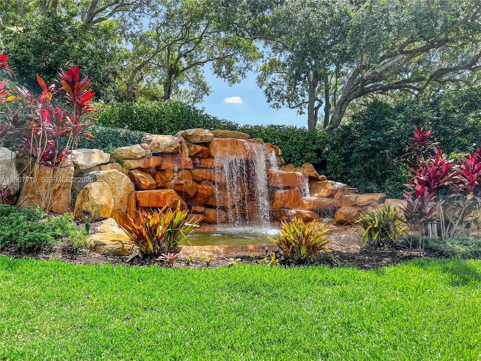 14933 Southwest 33rd Street Davie, FL 33331 - Photo 63 of 88 a view of a backyard with potted plants and large trees