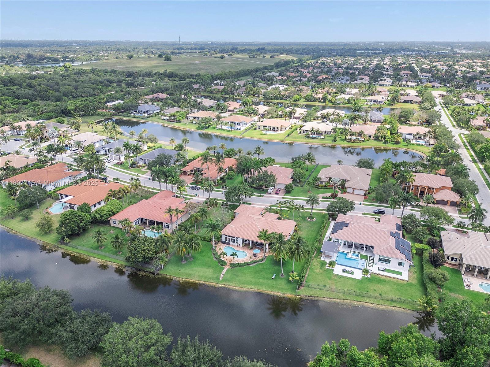 14933 Southwest 33rd Street Davie, FL 33331 - Photo 83 of 88 an aerial view of residential houses with outdoor space and parking