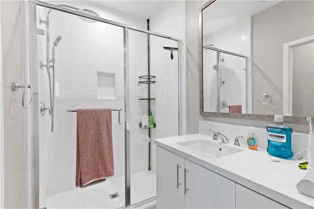 a view of a bedroom with closet