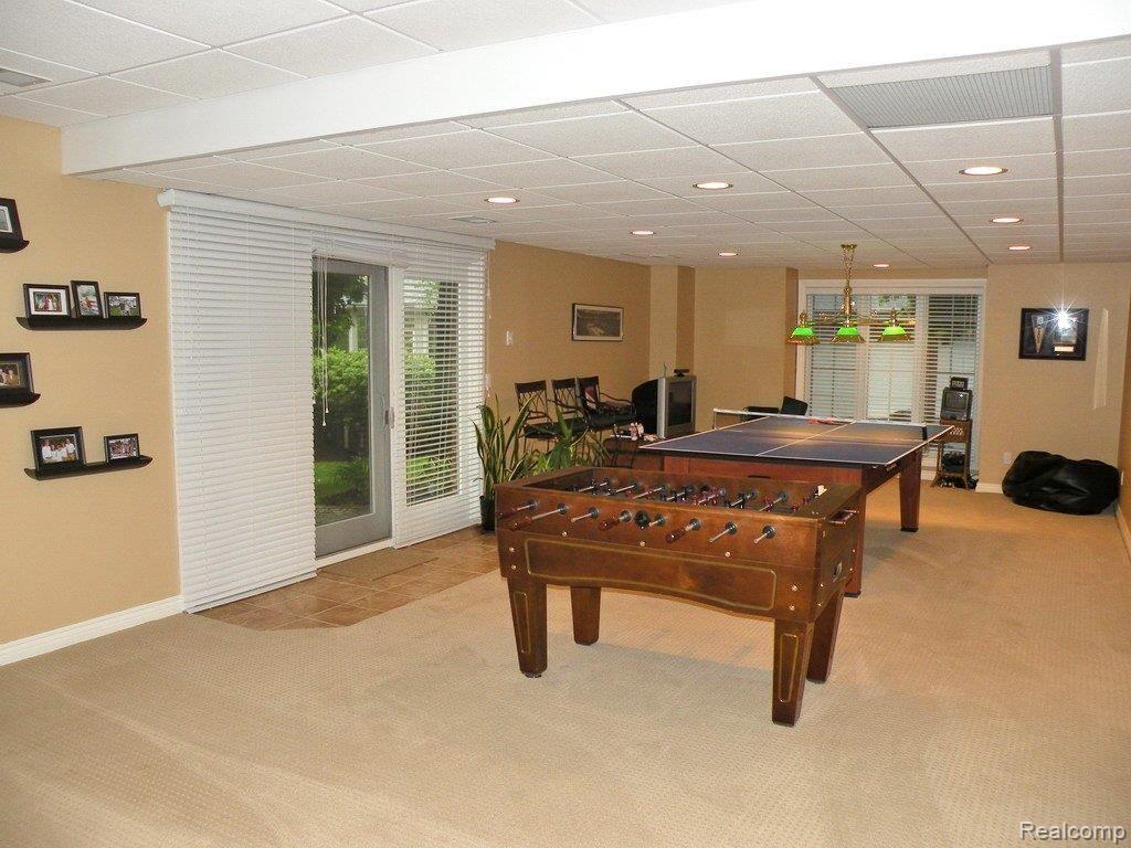 4774 Goodison Pl Drive Rochester, MI 48306 - Photo 20 of 25 Lower Level Game Area