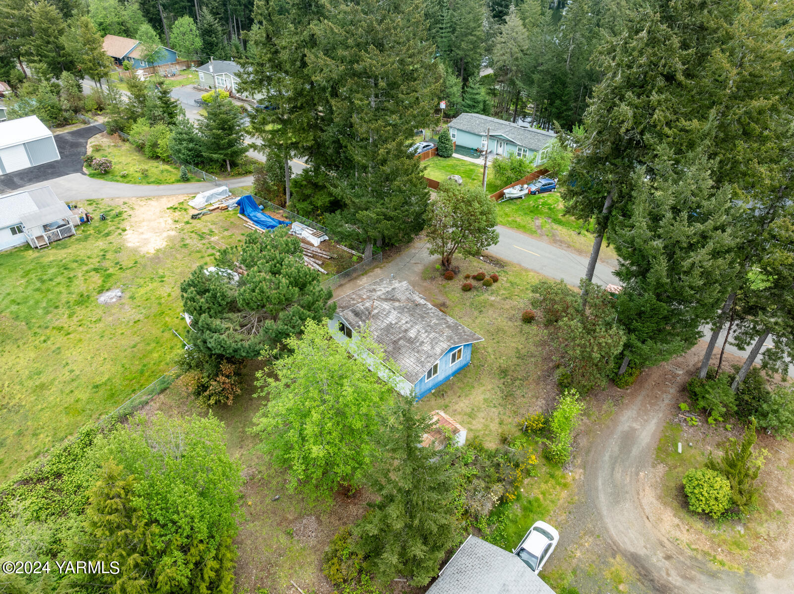 1690 Trails Road East Belfair, WA 98528 - Photo 9 of 22 an aerial view of residential house with outdoor space